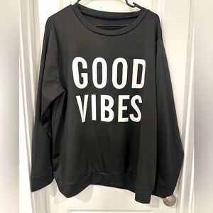 SHEIN good vibes sweater